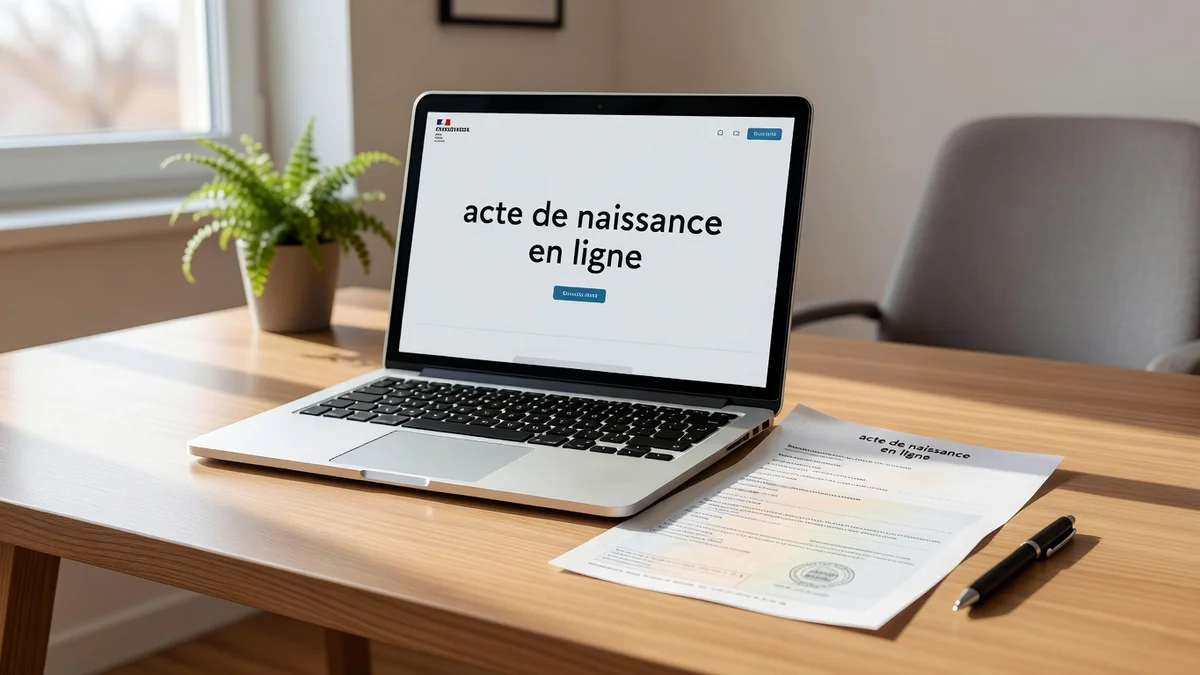Acte de naissance en ligne