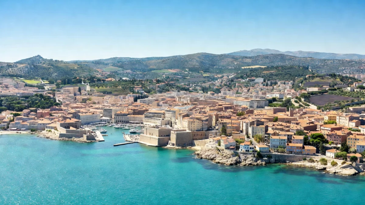 Carte du département des Bouches-du-Rhône avec ses codes postaux et principales communes