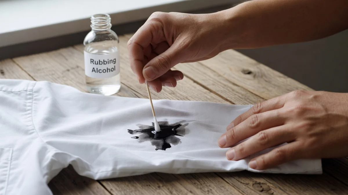 Comment enlever une tache d'encre sur du tissu