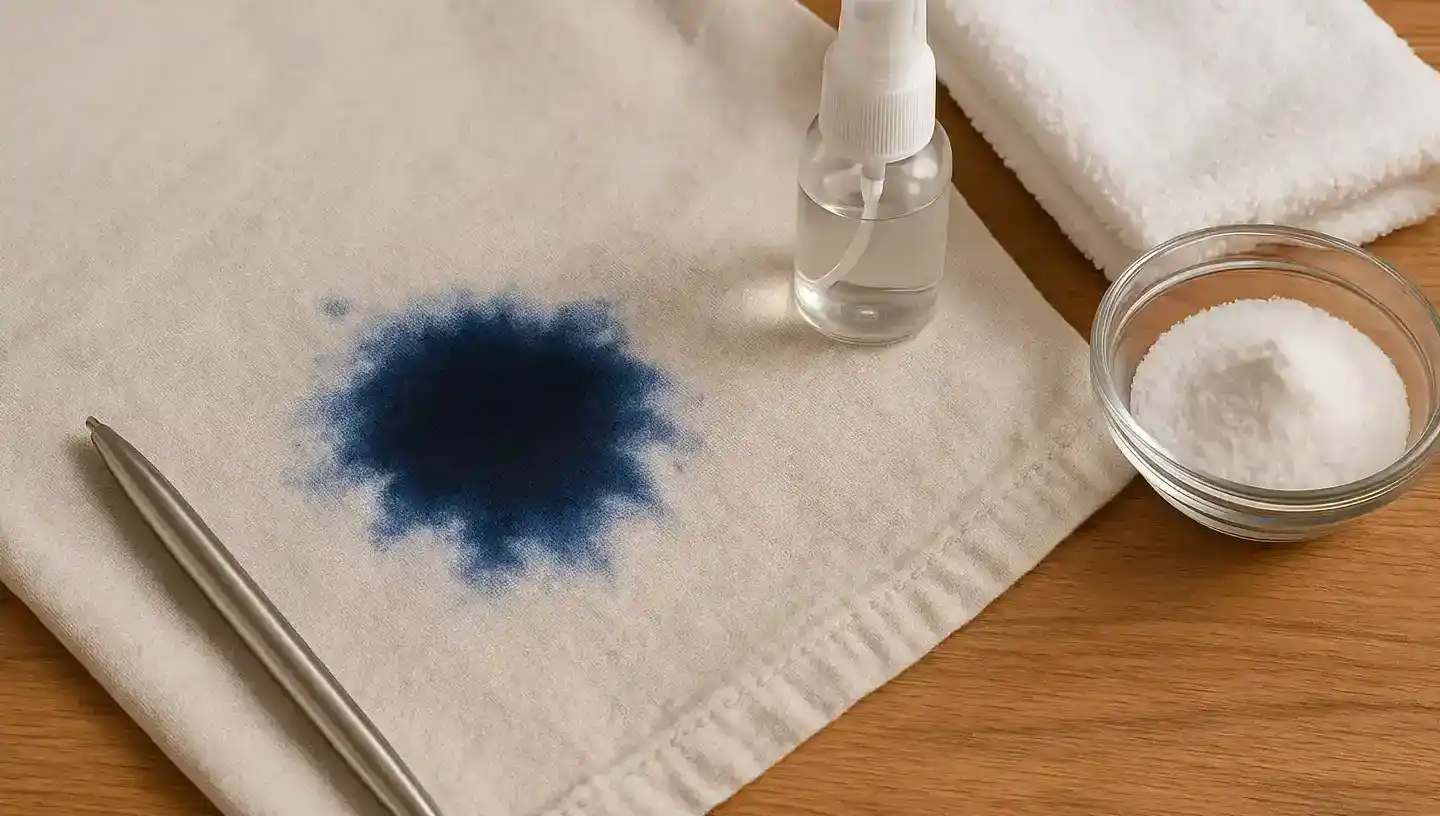 Comment enlever une tache d'encre sur un vêtement
