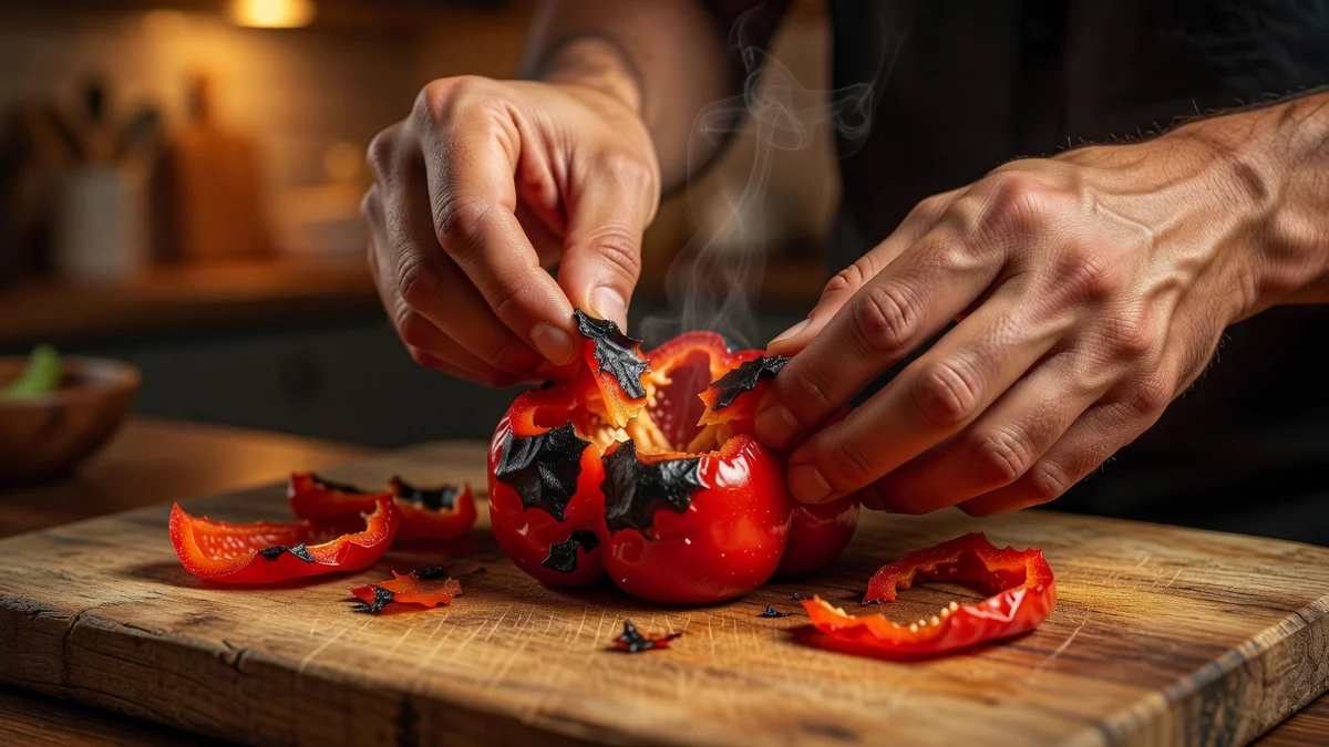Comment éplucher un poivron