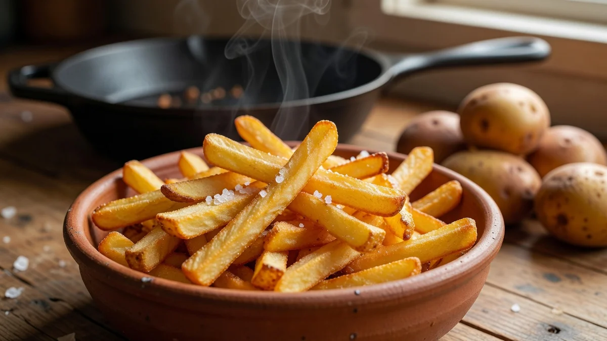 Comment faire des frites croustillantes