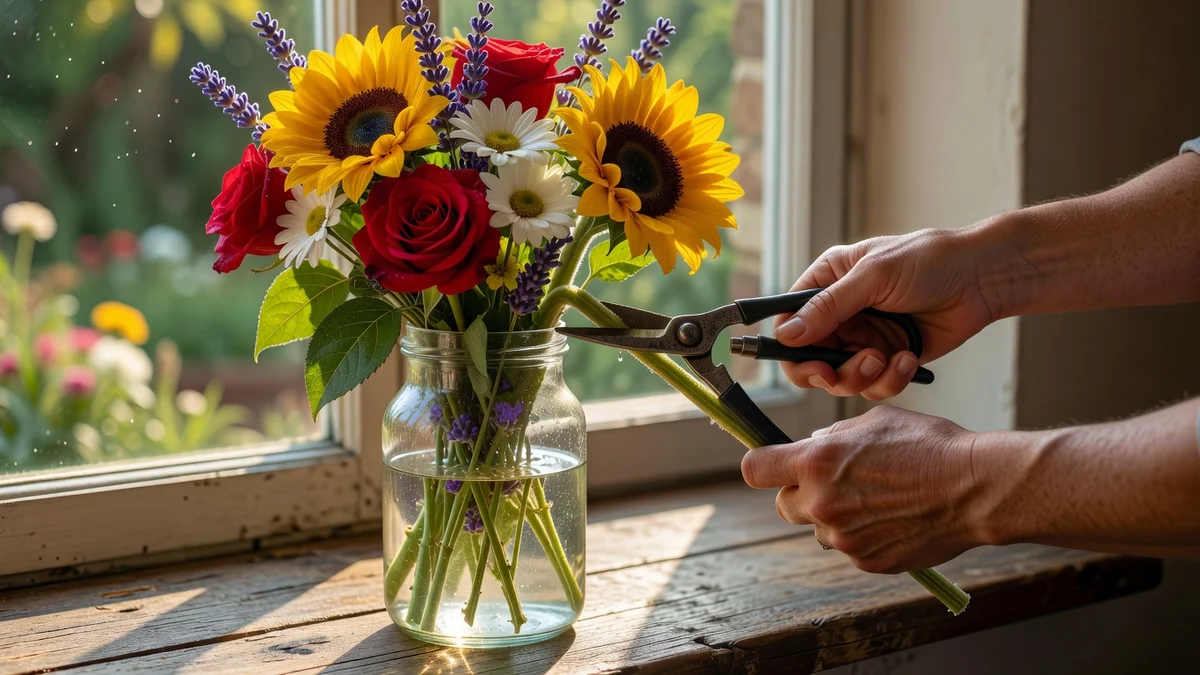 Comment faire durer un bouquet de fleurs