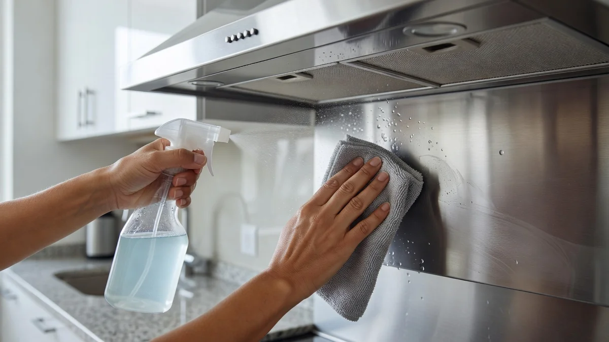 Comment nettoyer une hotte en inox