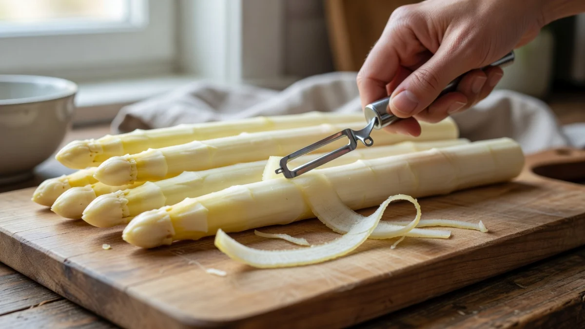Comment préparer des asperges blanches avant cuisson : guide complet étape par étape