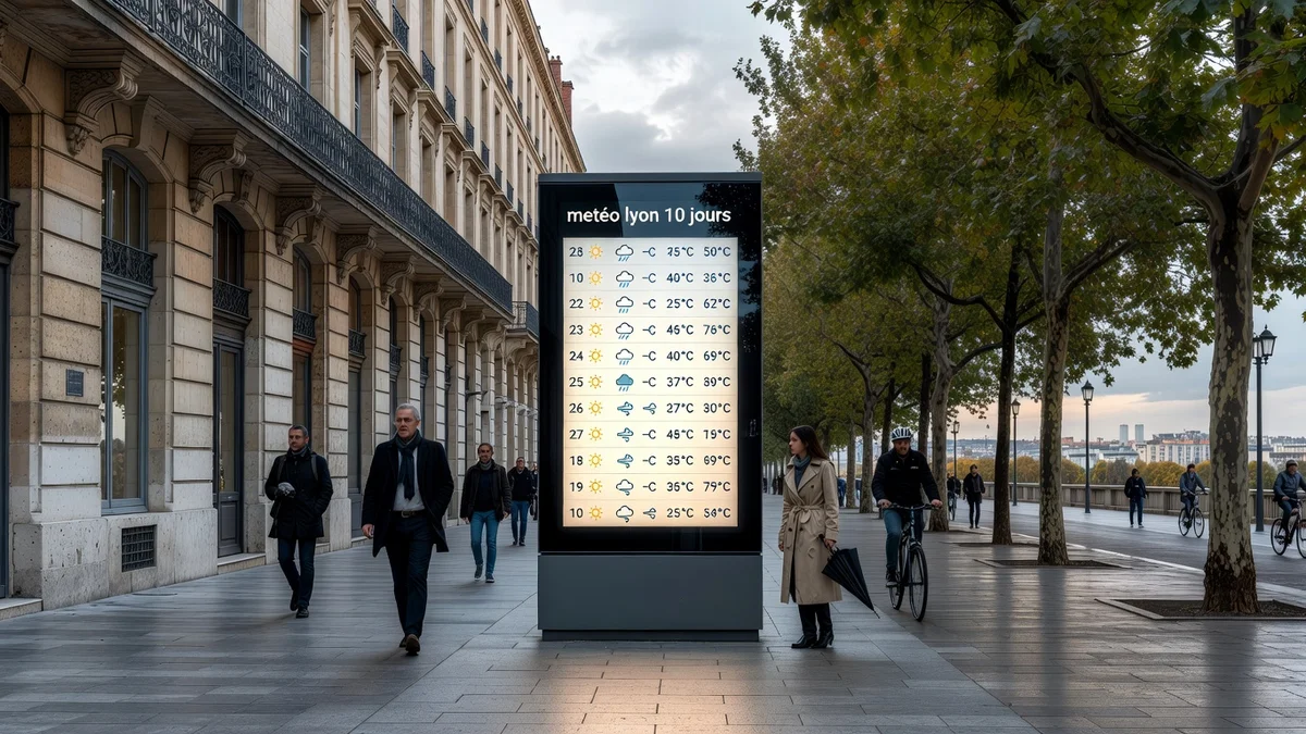 Météo Lyon - Prévisions sur 10 jours