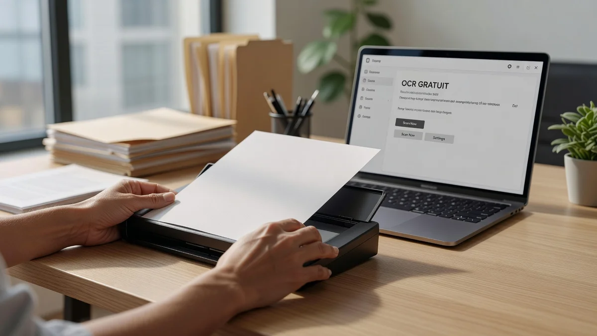 OCR gratuit : comparer Tesseract, outils en ligne et captures d'écran
