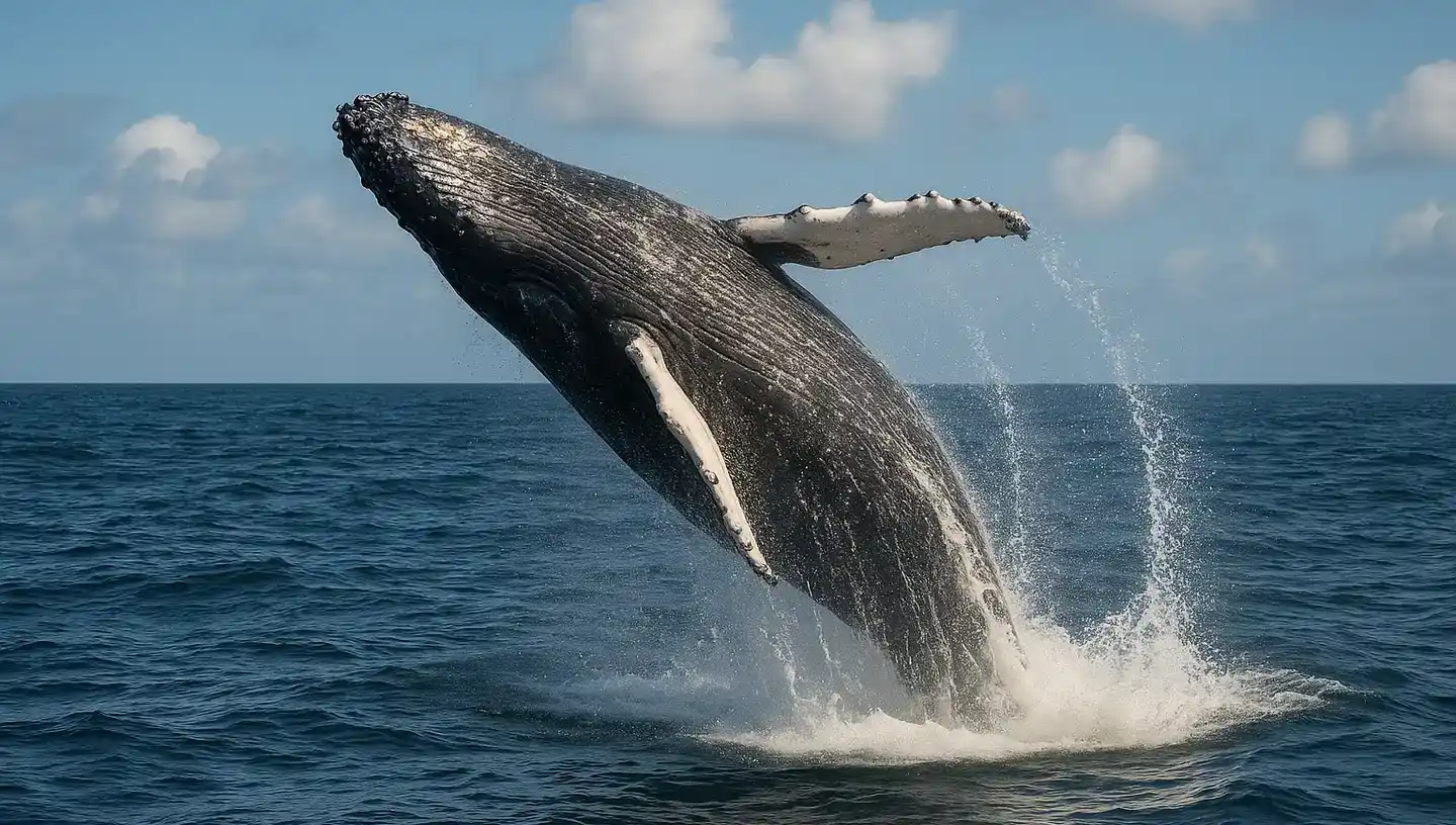 Pourquoi les baleines sautent hors de l'eau