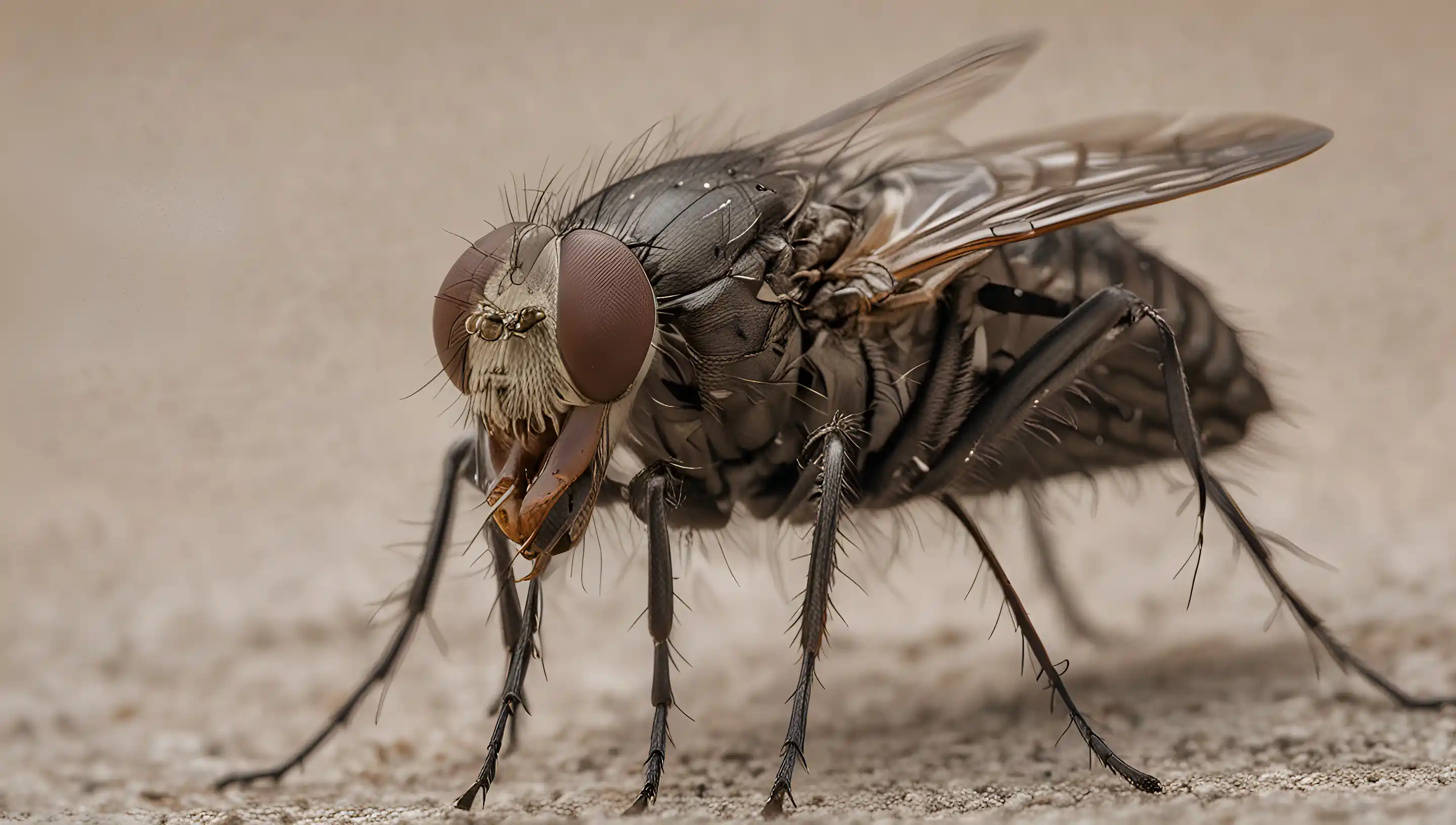 Pourquoi les mouches se frottent les pattes