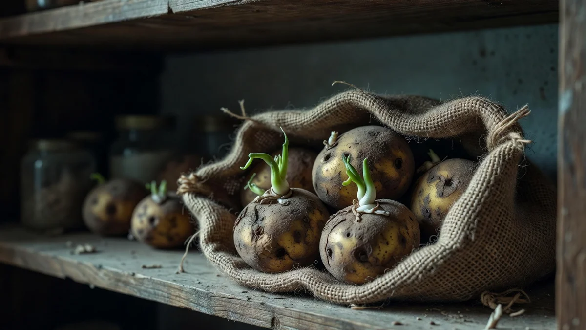 Pourquoi les pommes de terre germent