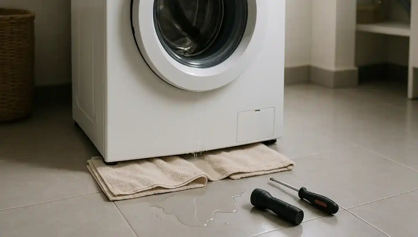 Pourquoi ma machine à laver fuit
