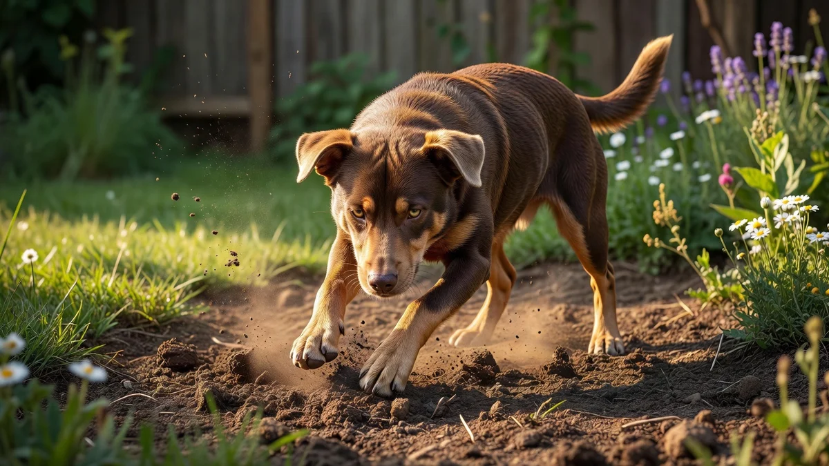 Pourquoi mon chien gratte le sol ?