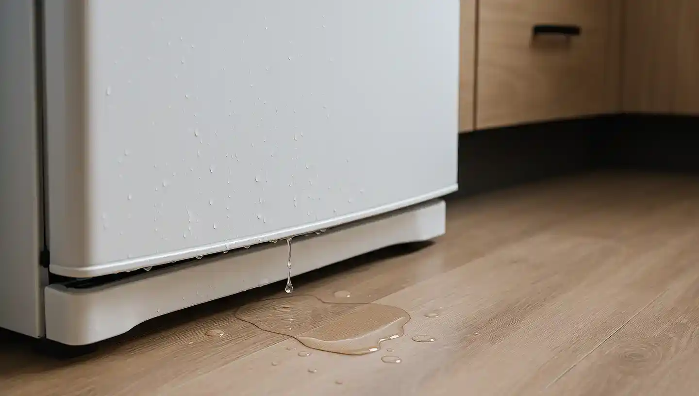Pourquoi mon frigo fuit ? Causes et solutions