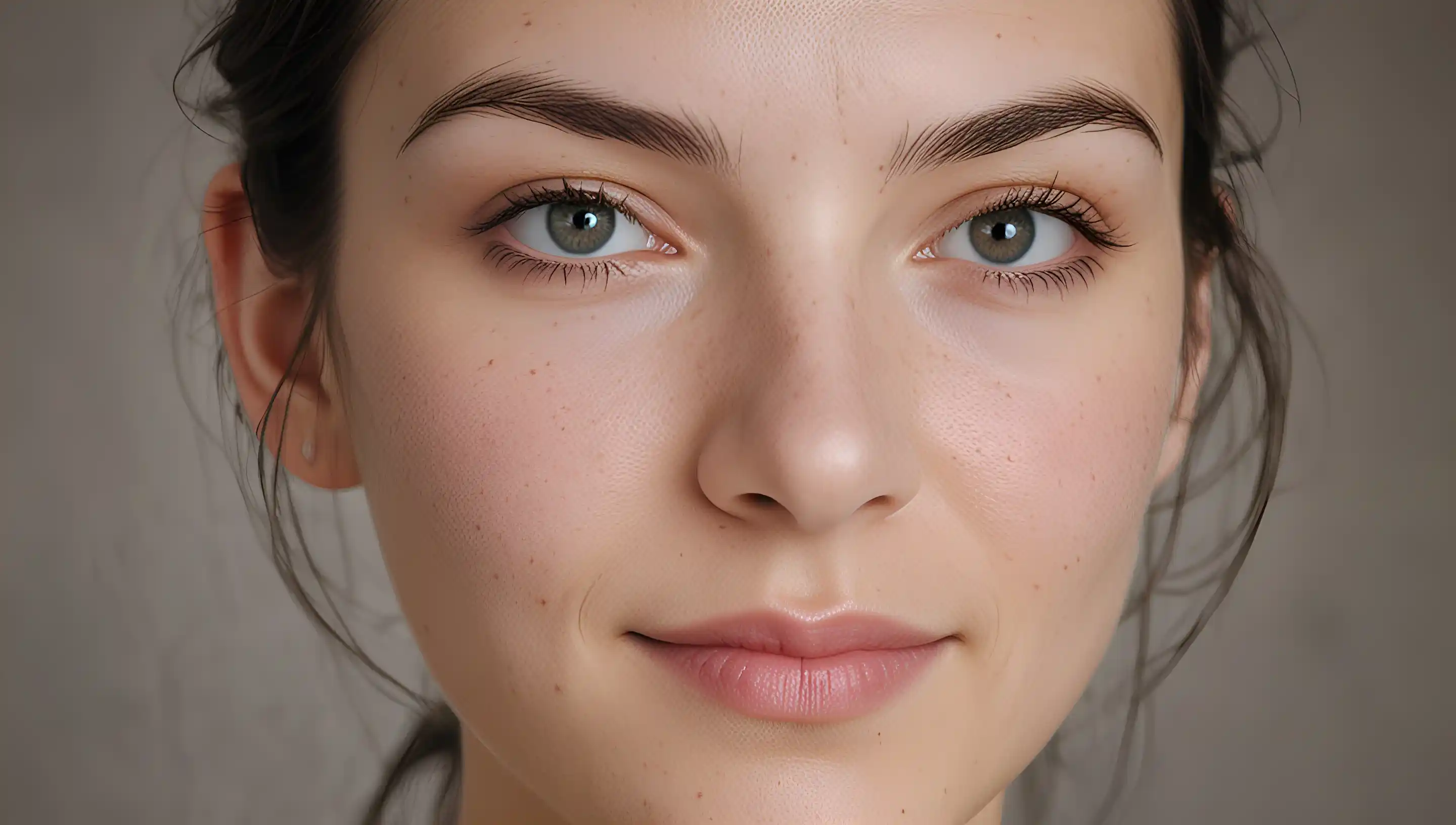 Visage montrant des cernes sous les yeux