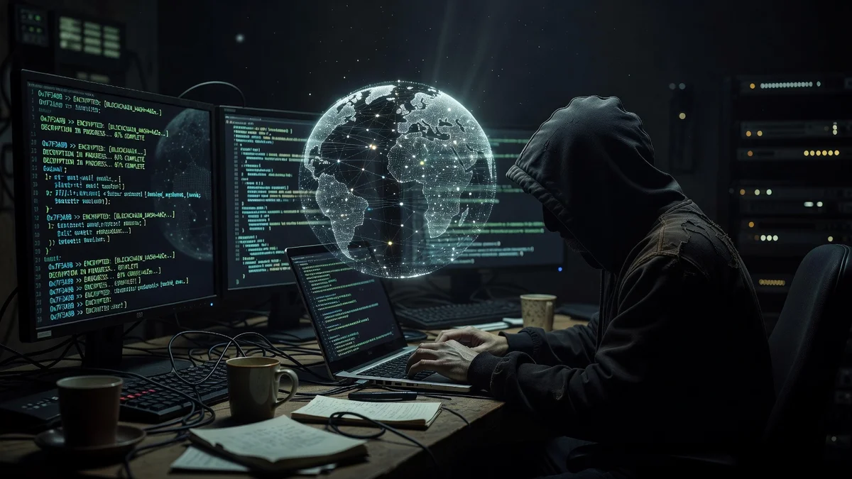 Illustration du dark web et des réseaux anonymes