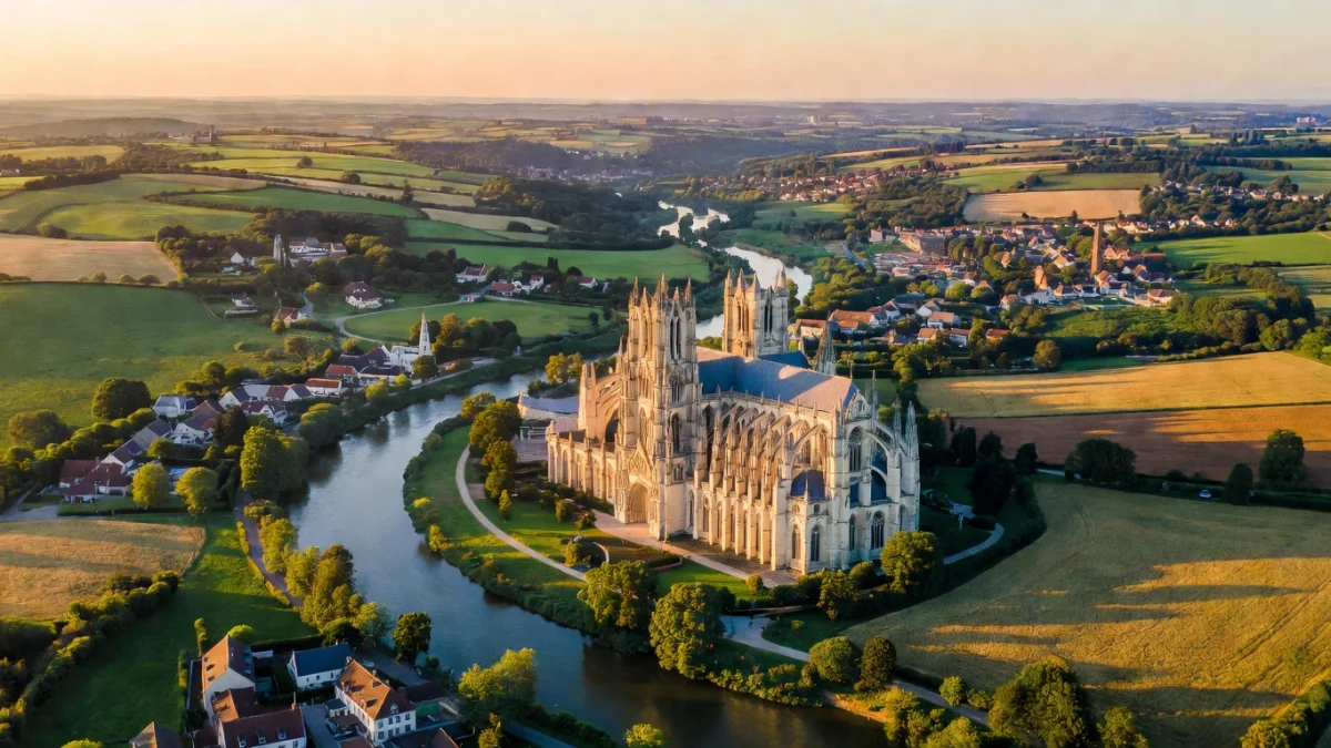 Carte du département de la Somme avec ses codes postaux en 80