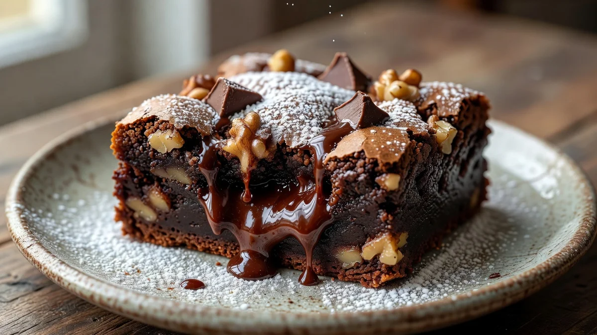 Recette brownie fondant