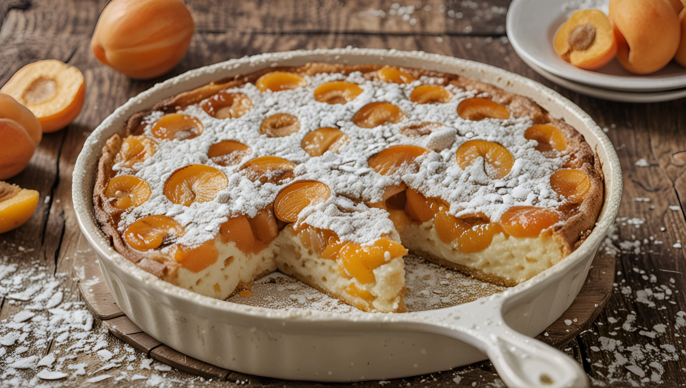 Recette : clafoutis aux abricots