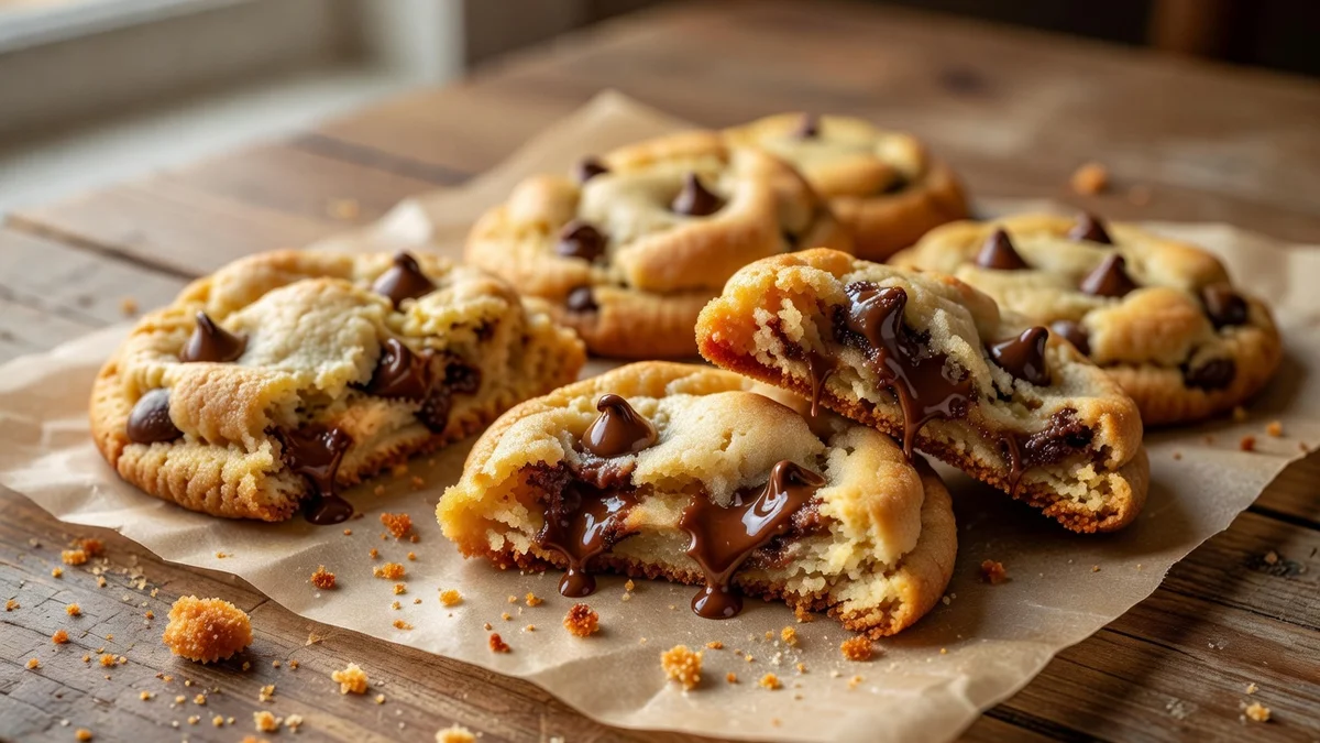 Cookies moelleux aux pépites de chocolat