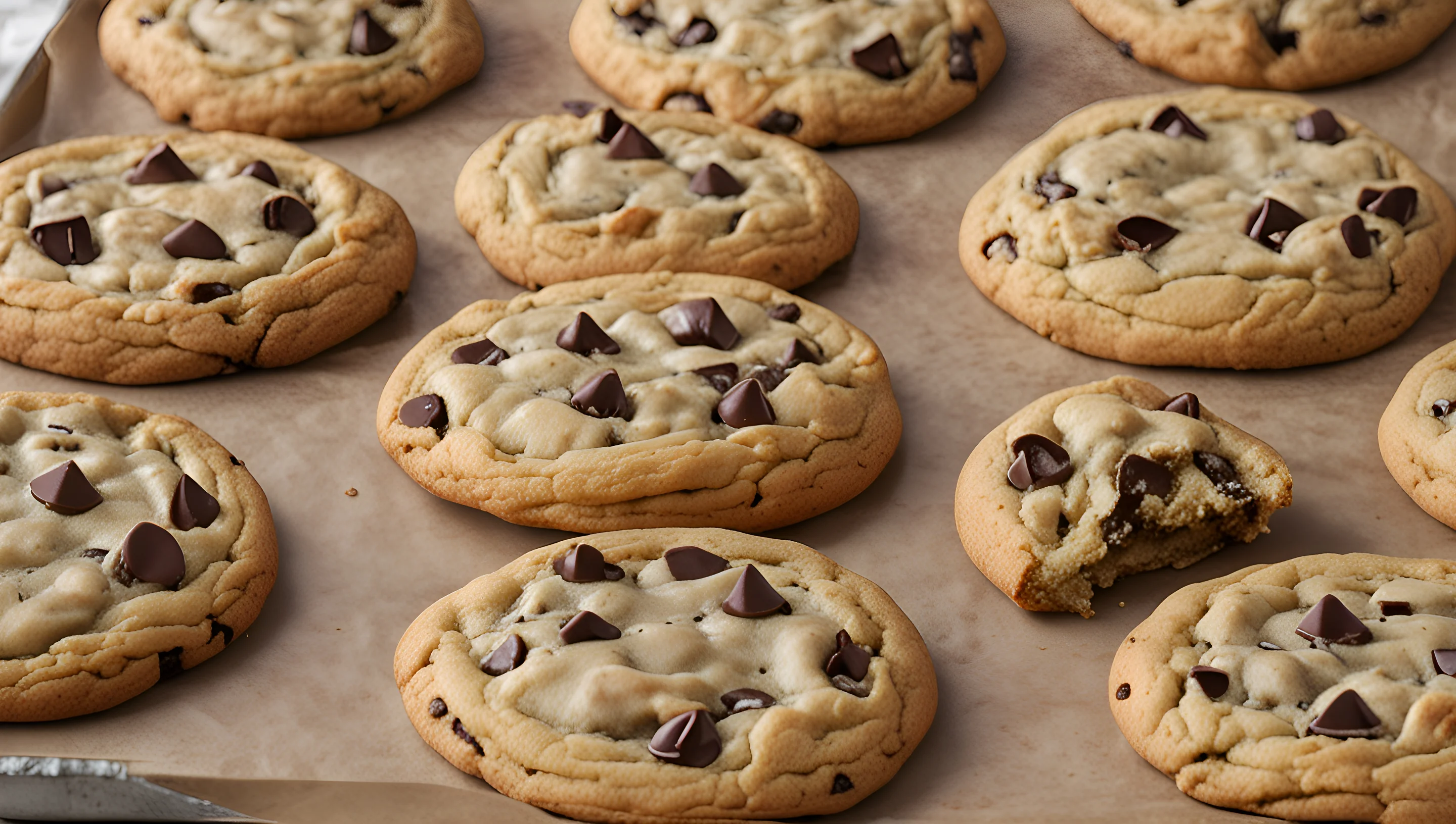 Cookies sans oeufs sur une assiette