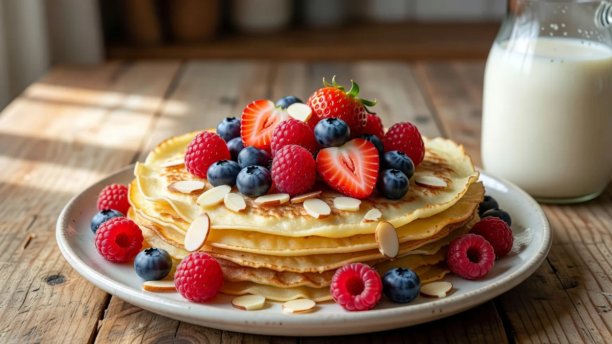Recette crêpes sans sucre