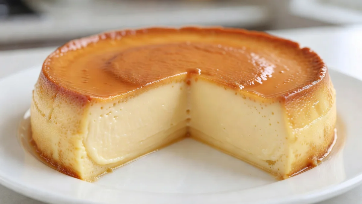 Recette : flan pâtissier sans pâte