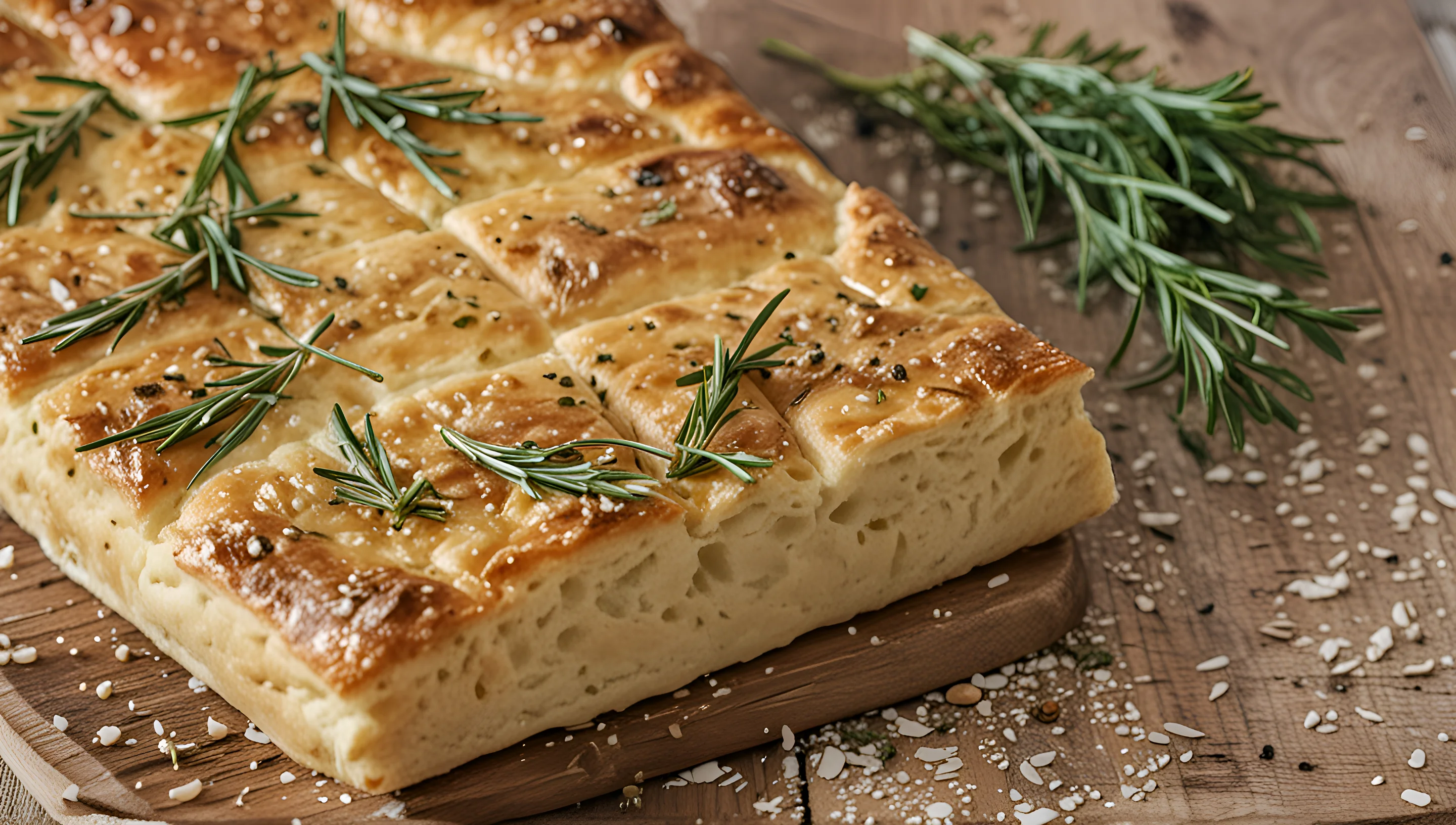 Recette focaccia moelleuse