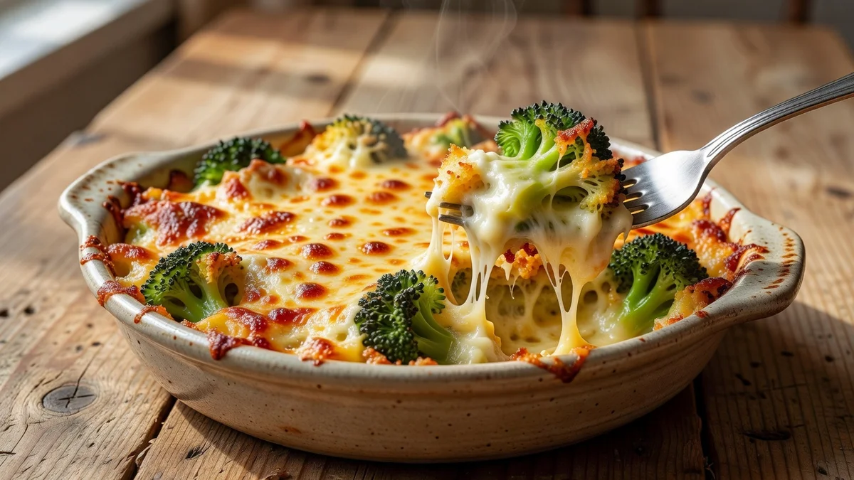 Recette : Gratin de brocolis maison