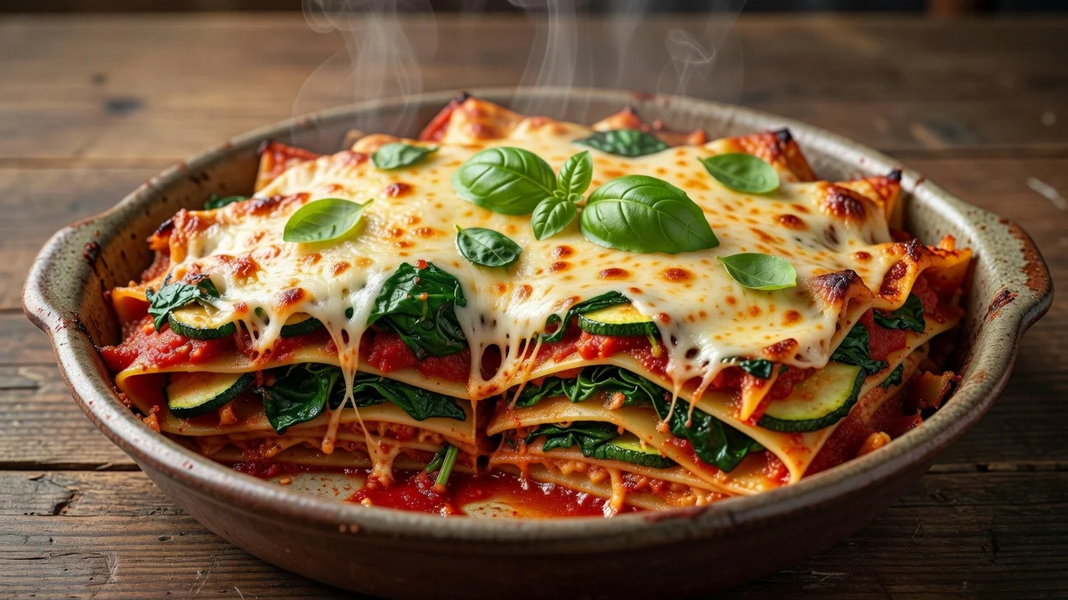 Recette : lasagnes végétariennes