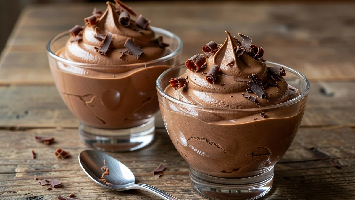 Recette : Mousse au chocolat au lait