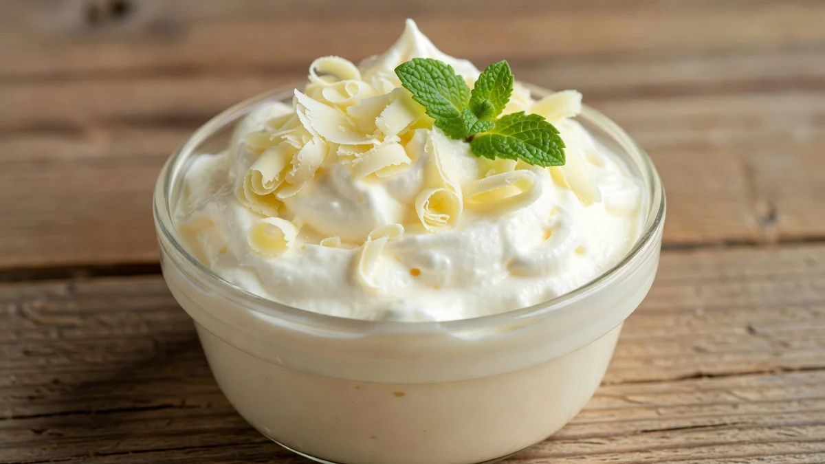 Recette mousse au chocolat blanc