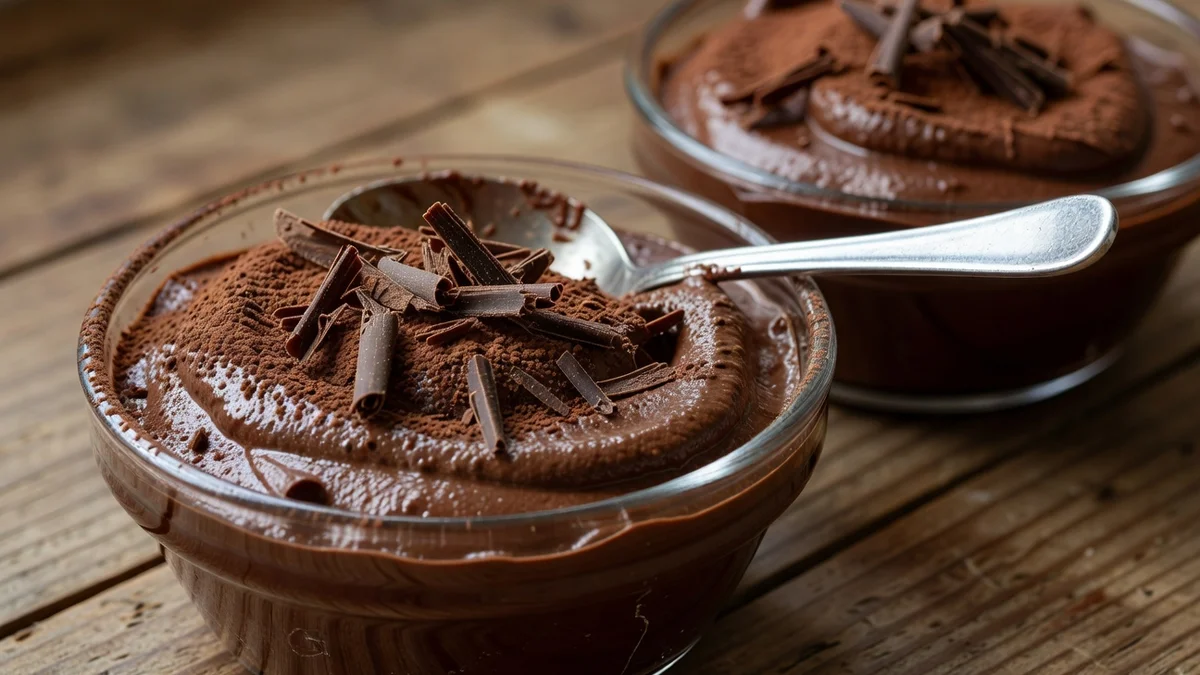 Recette mousse chocolat noir