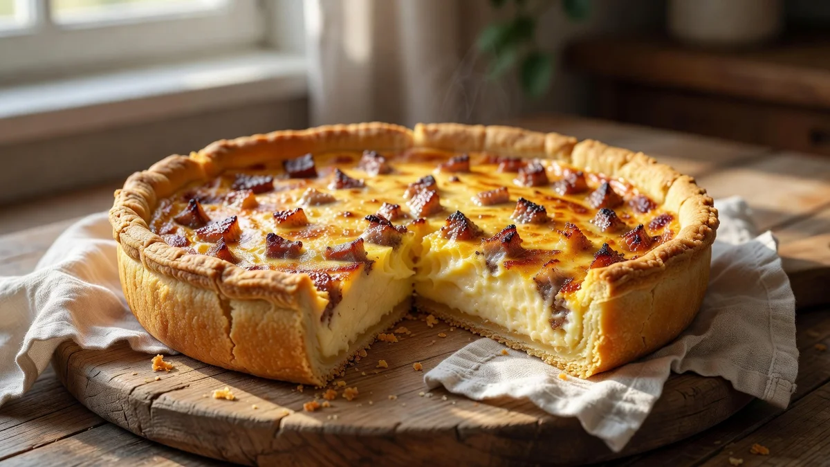Recette quiche lorraine traditionnelle