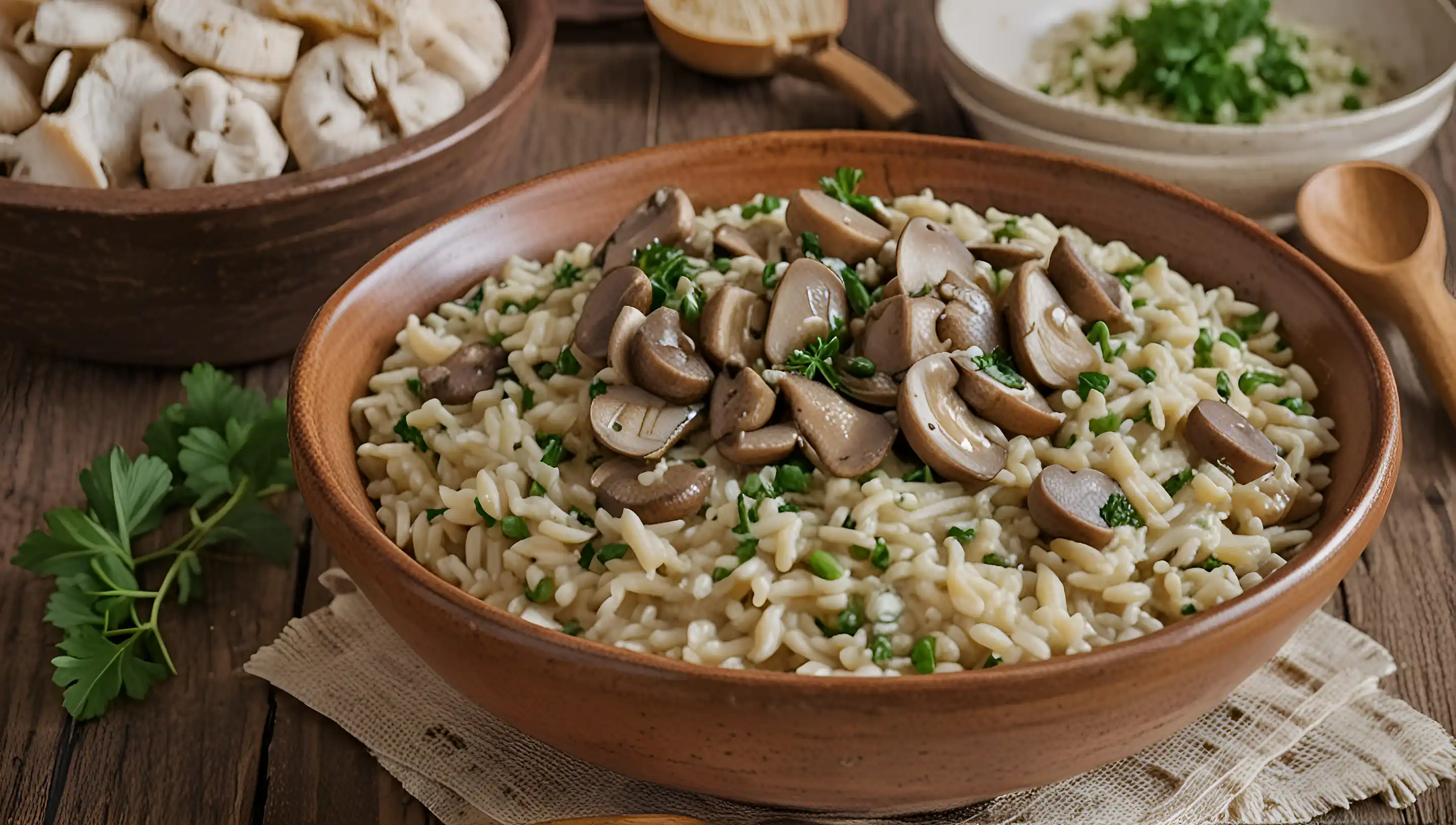 Recette : Risotto aux champignons