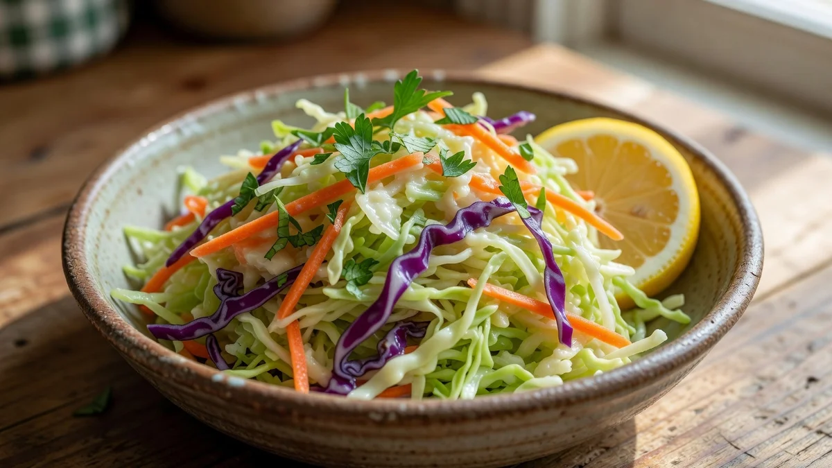 Recette : salade coleslaw