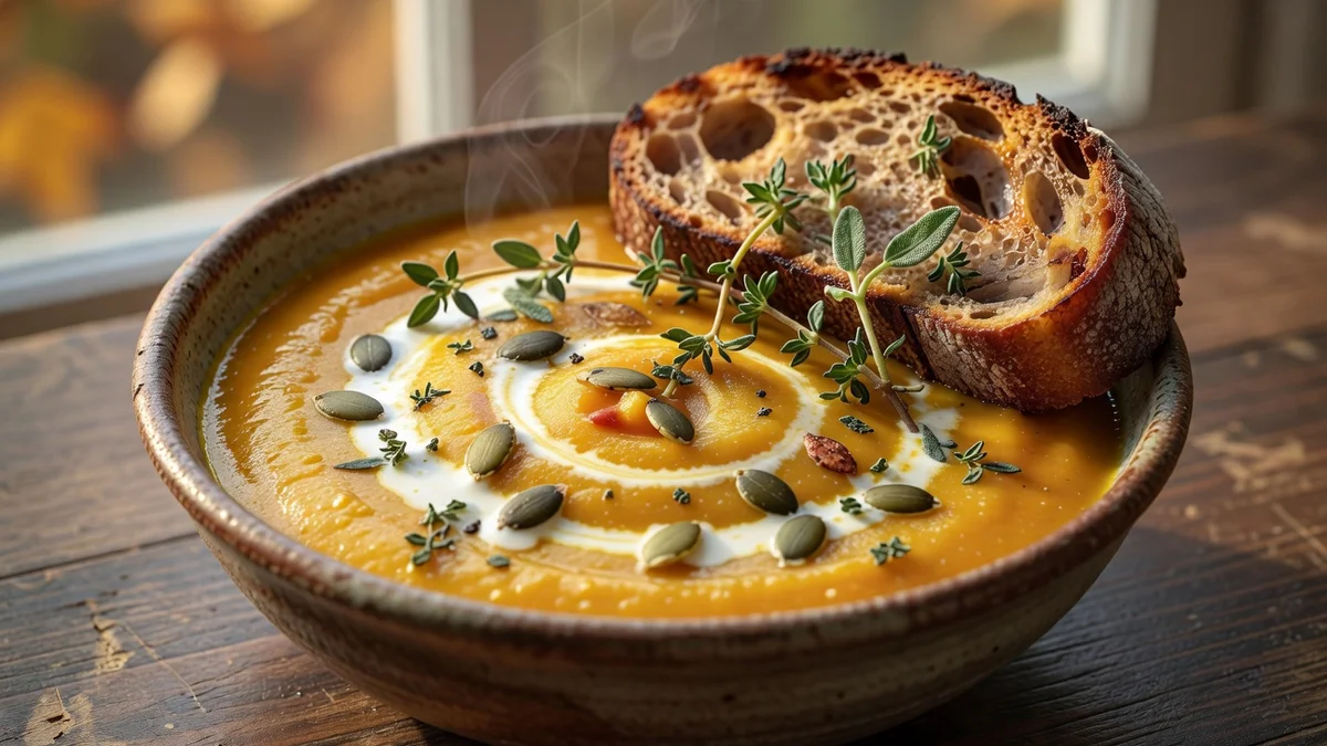 Recette soupe de courge