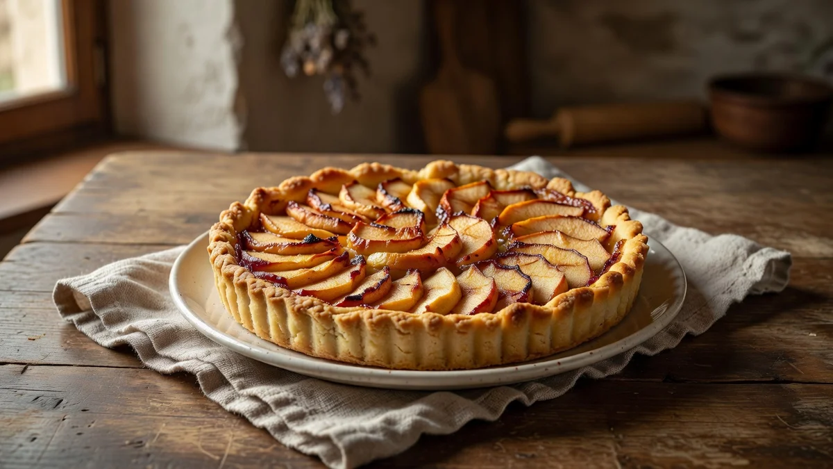 Recette : Tarte aux pommes alsacienne (Apfelkueche)