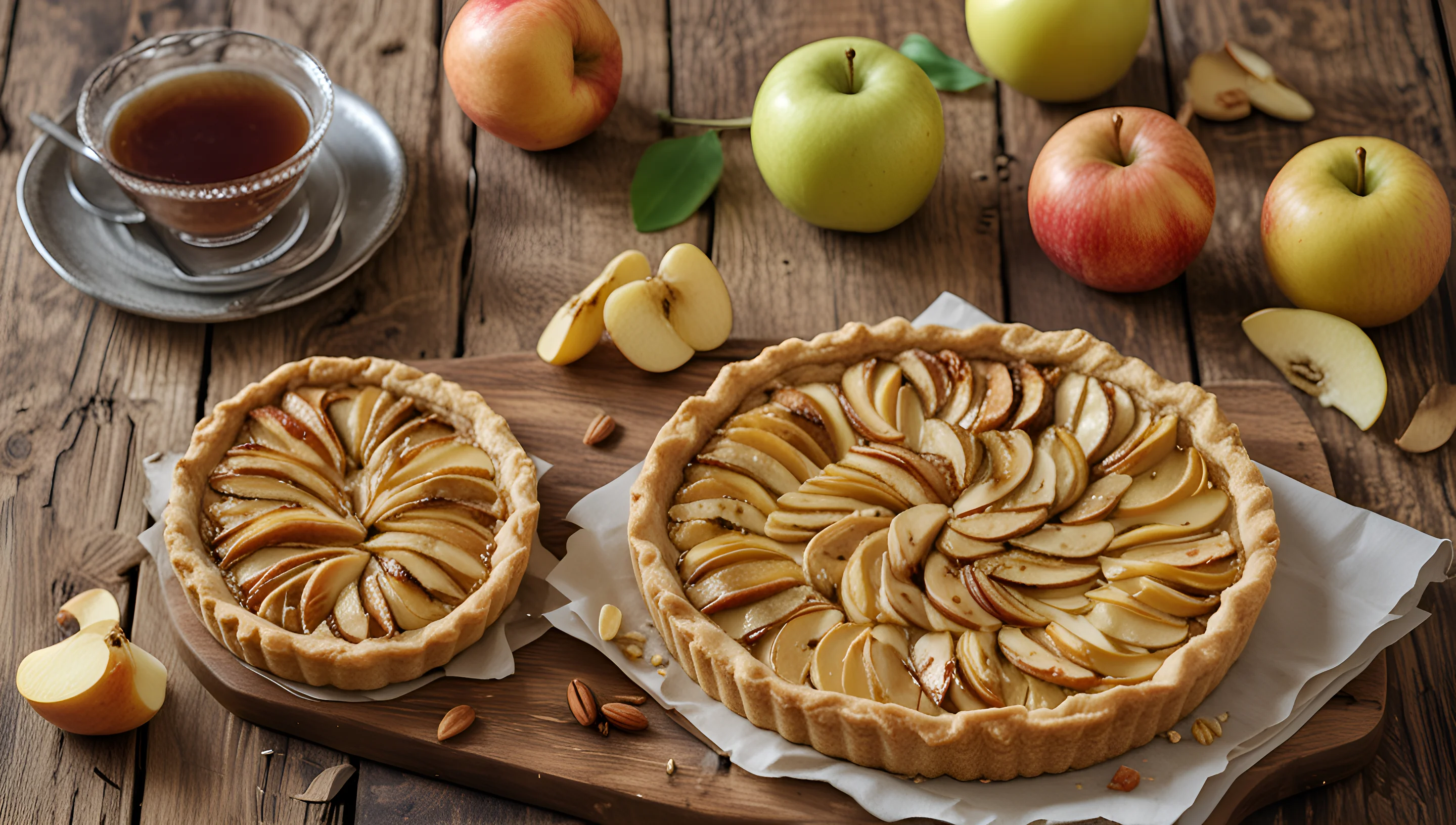 Tarte normande aux pommes