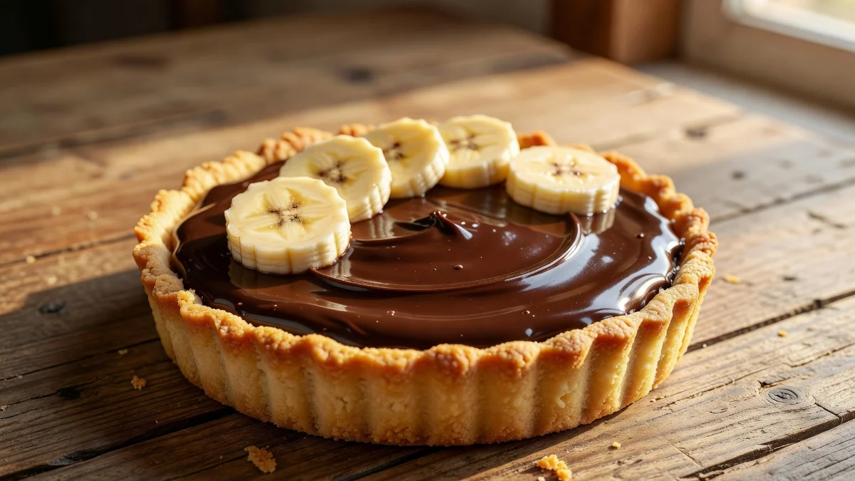 Tarte chocolat banane