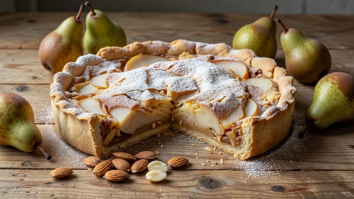 Recette : tarte poire amande