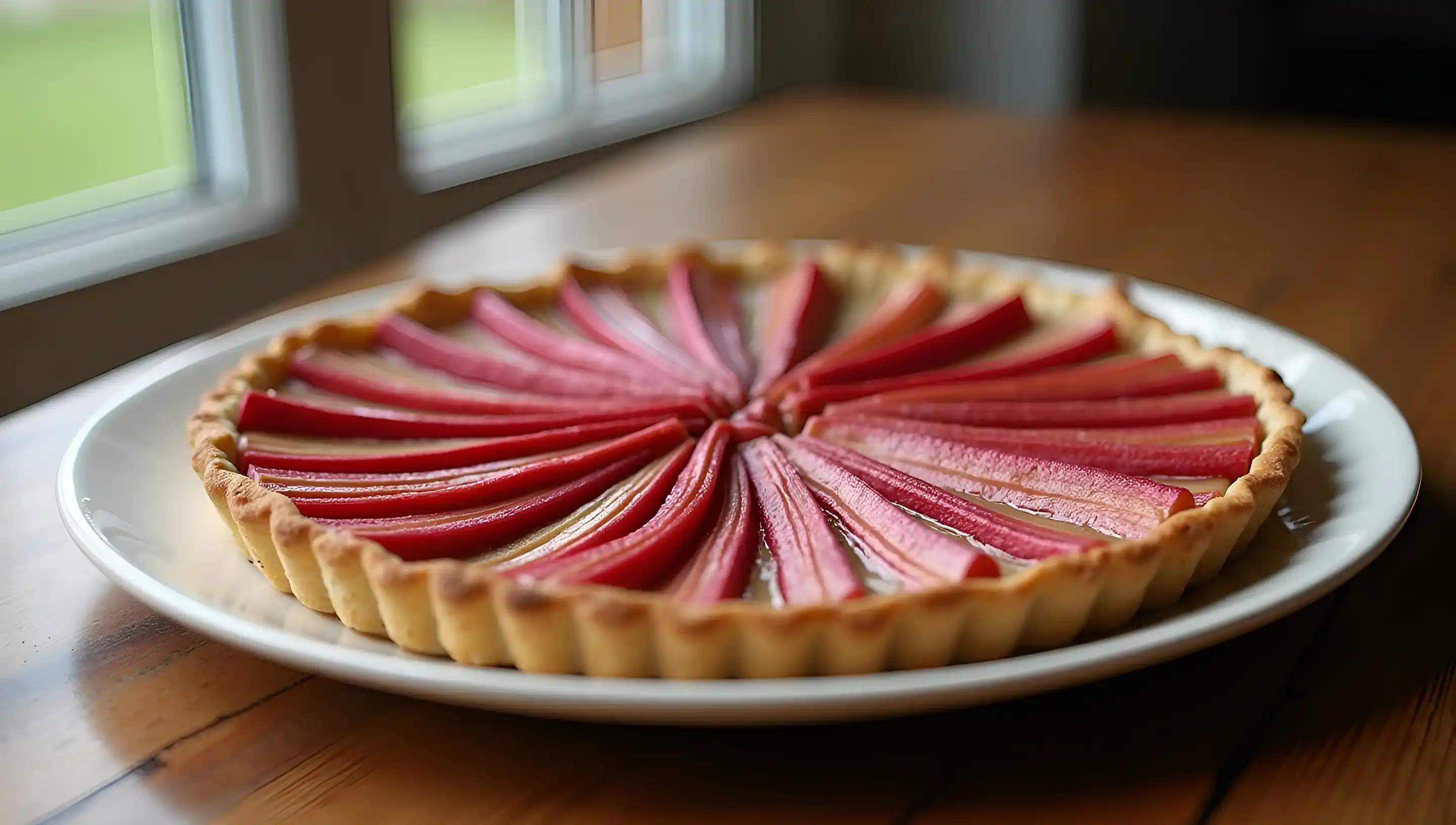 Recette : Tarte à la rhubarbe - facile et réussie