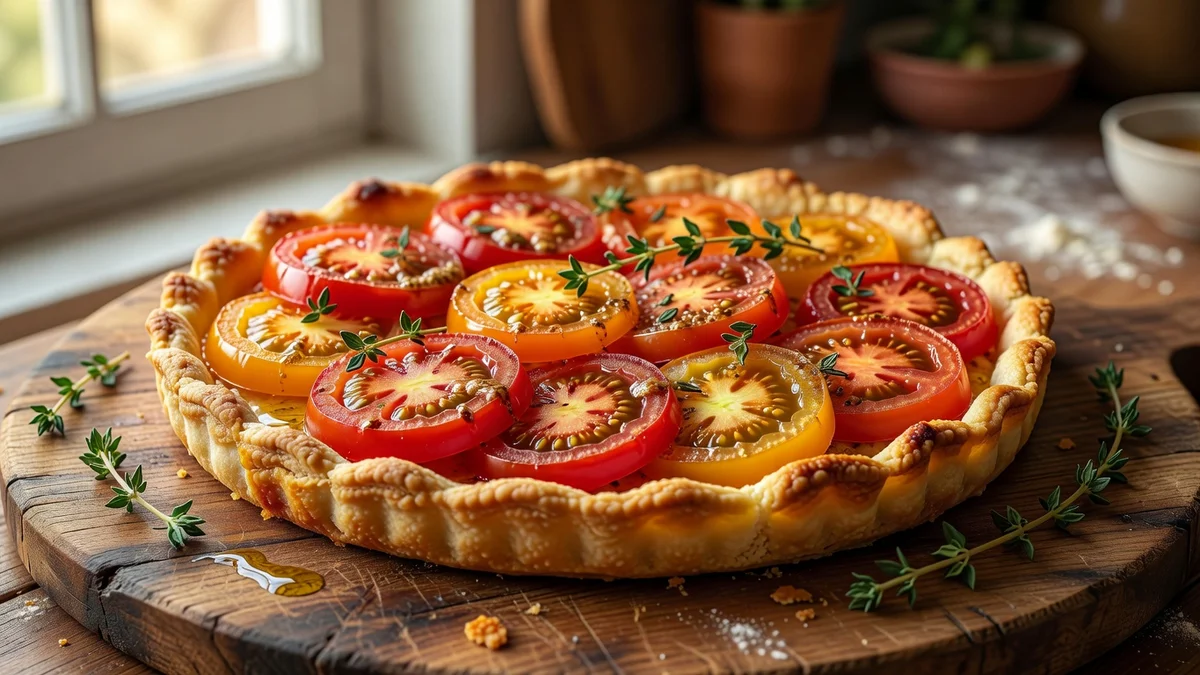 Recette : Tarte tomate-moutarde facile et inratable