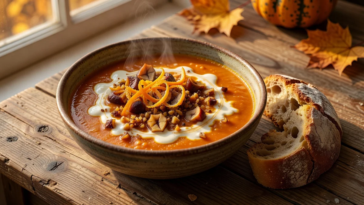 Recette : Velouté de potimarron - facile et gourmand