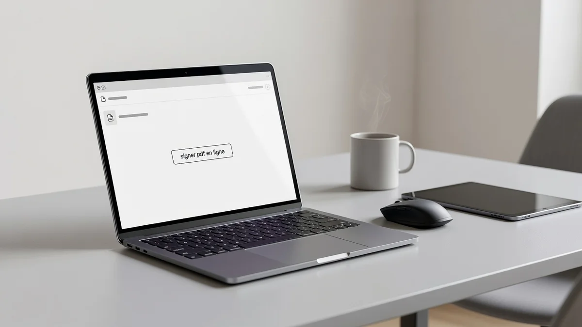 Signer un PDF en ligne : guide pratique