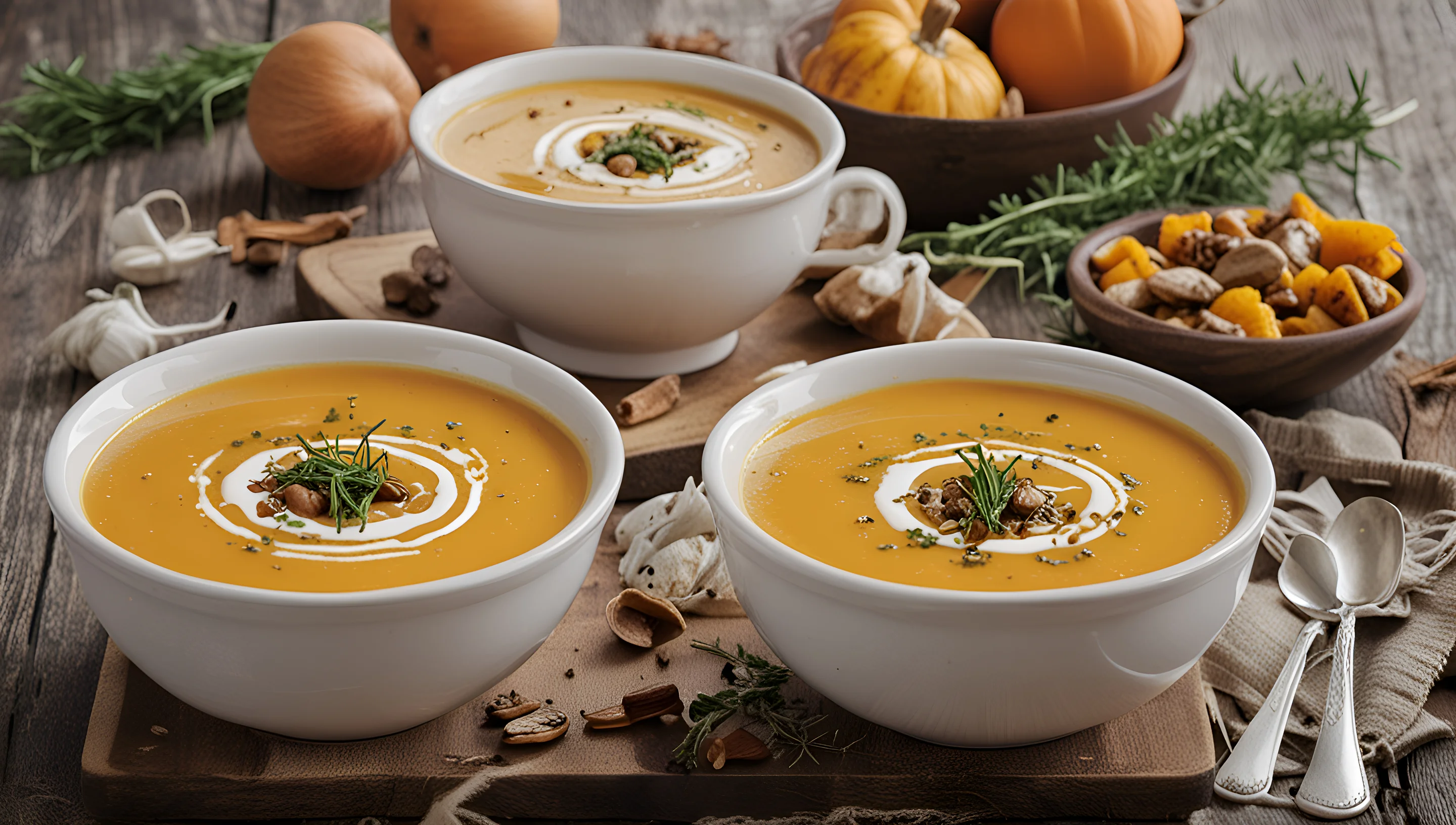 Soupe butternut châtaignes