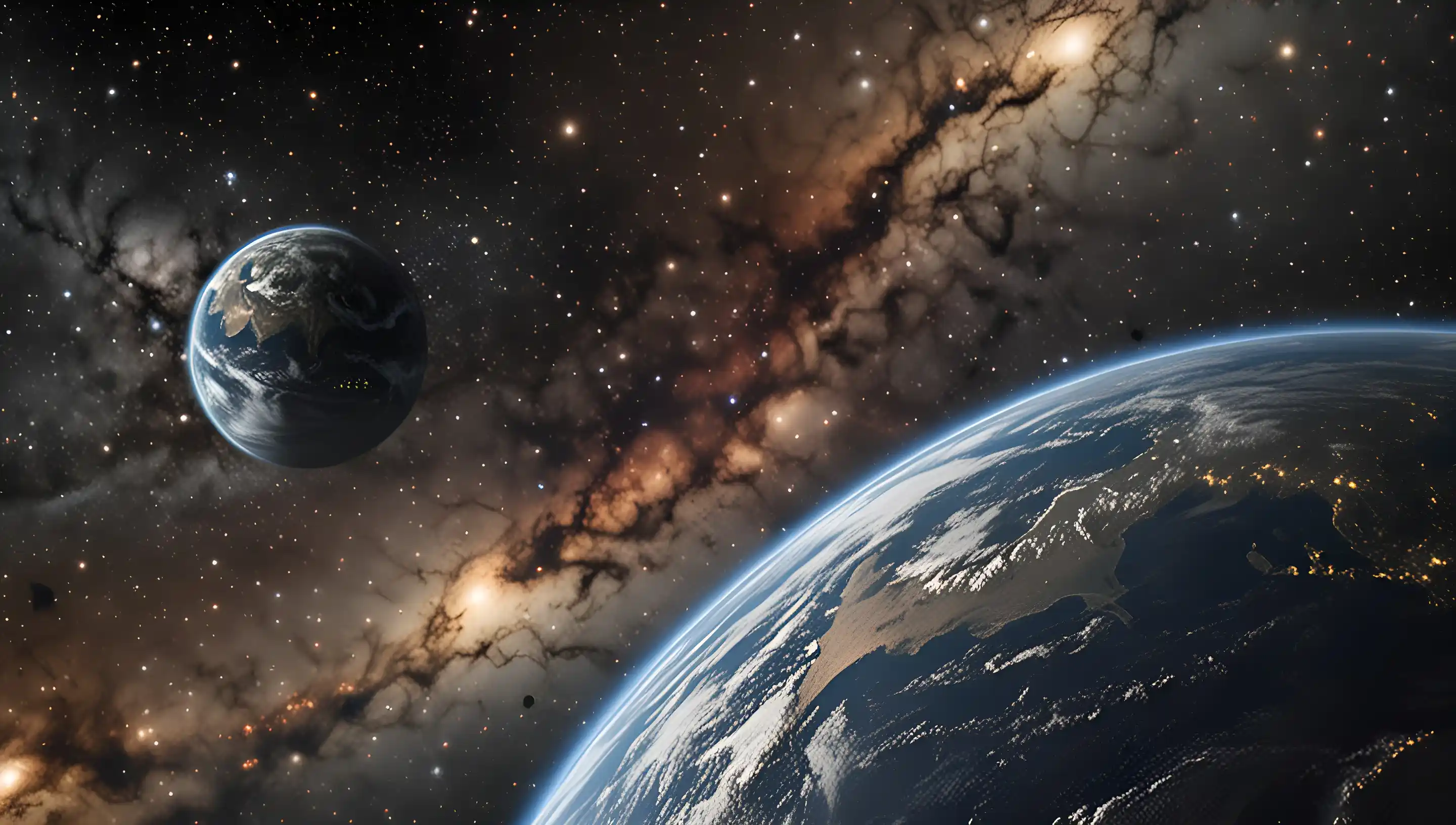 Vue artistique de l'univers observable