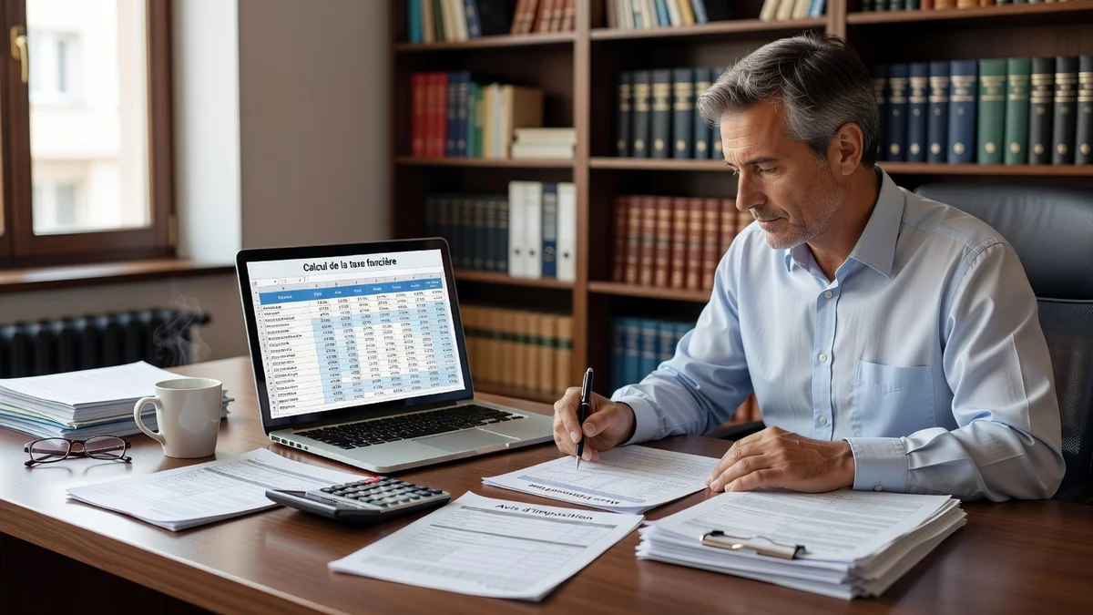 Calcul de la taxe foncière et documents fiscaux